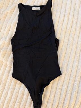 Aritzia Babaton Black Sleeveless Bodysuit